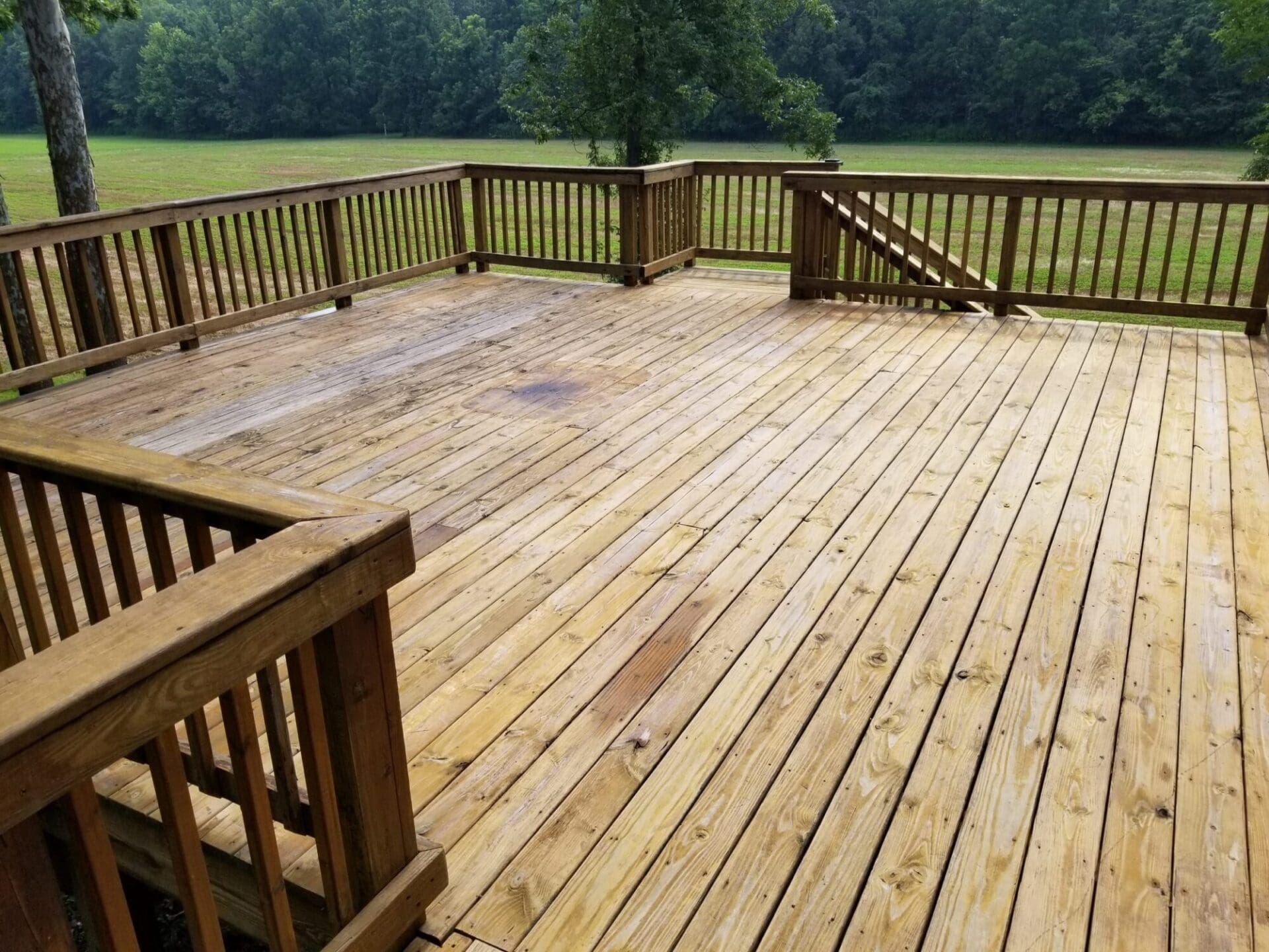 Clean Wood Deck Results