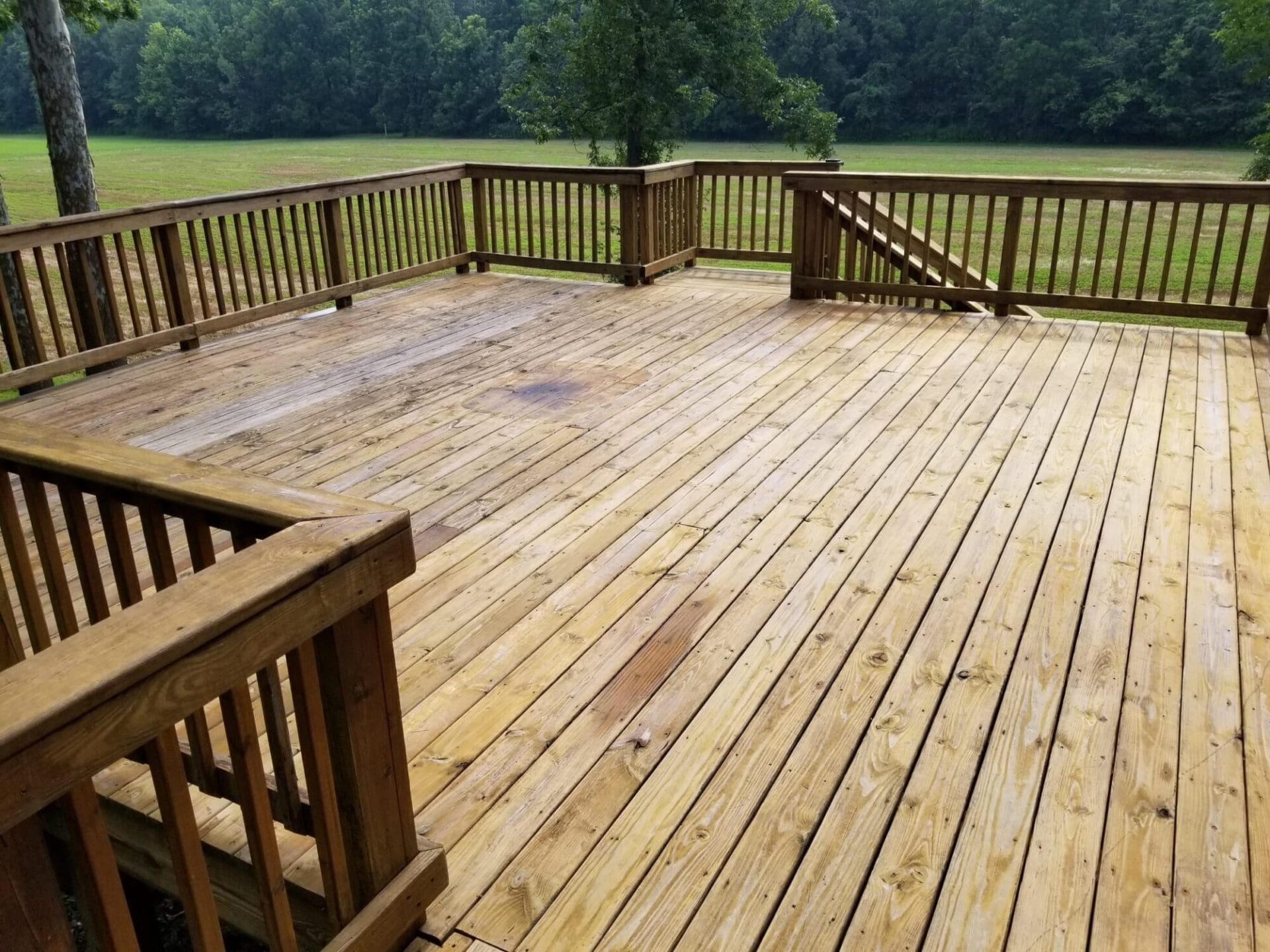 wood-deck-power-washing-solution Clean Wood Deck Results