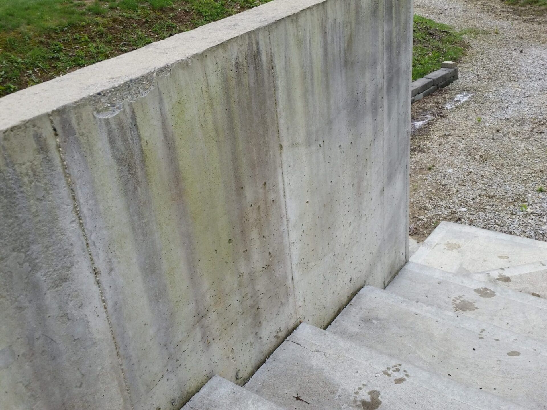 Concrete Wall Before