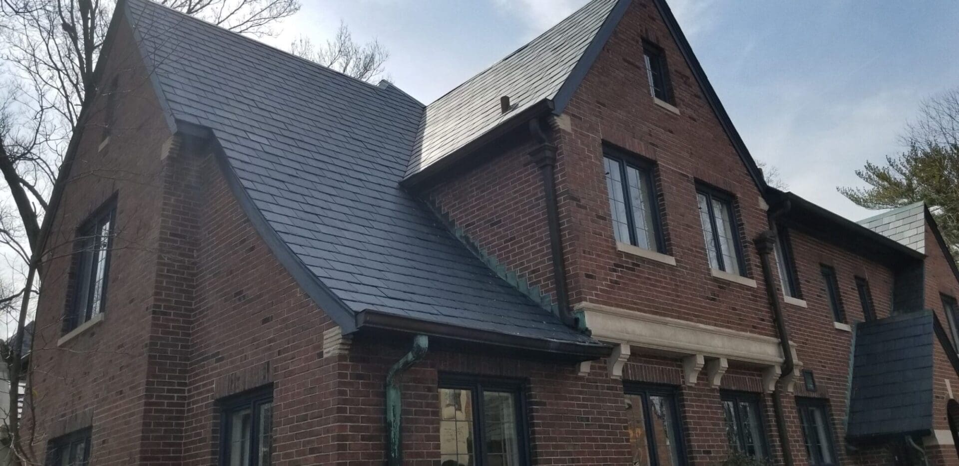 Slate Roof Cleaning After
